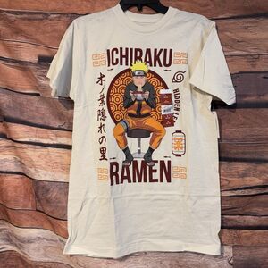 Naruto Shippuden Ichiraku Ramen Shop M T-Shirt Anime Manga Hidden Leaf Village